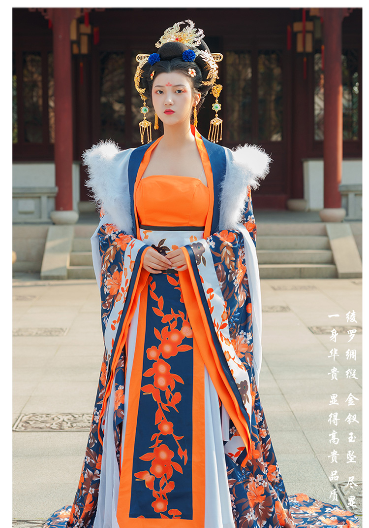 古装杨贵妃同款唐朝儒裙